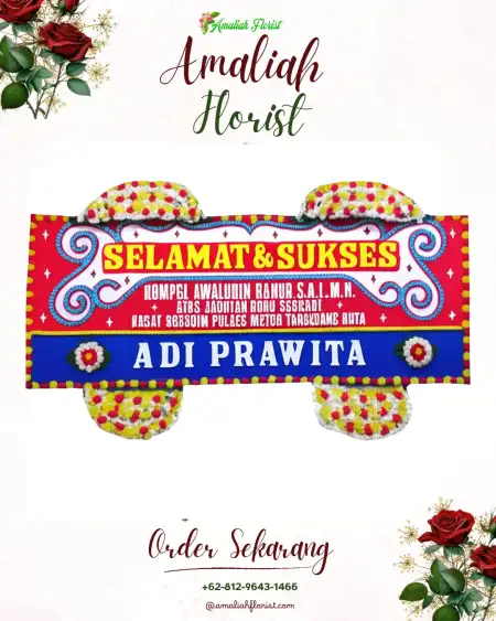 Papan Bunga Ucapan Selamat Nadi